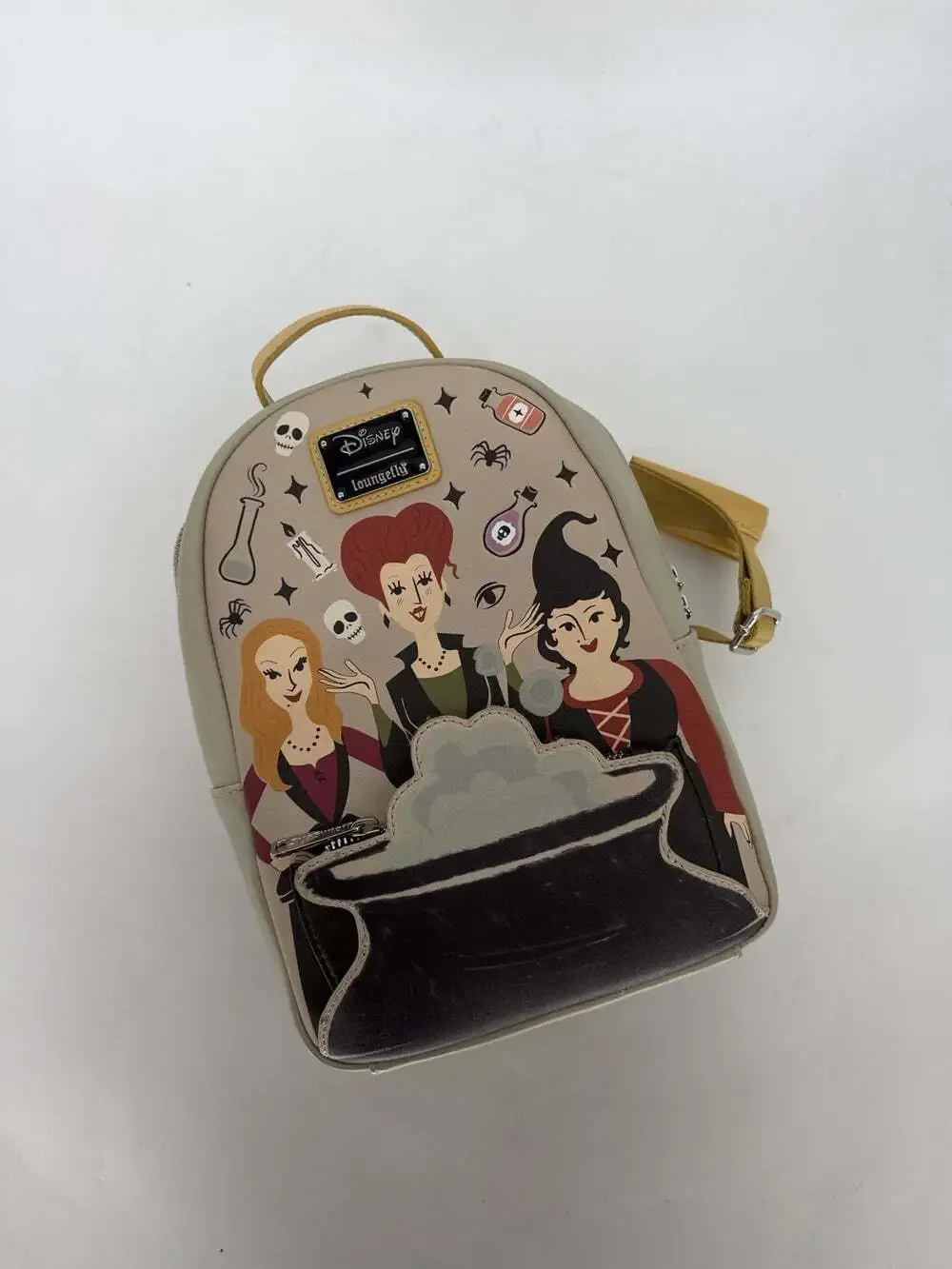 Loungefly Backpack, Disney Hocus Pocus Beige NEW